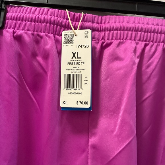 Adidas ladies purple burst track pants size XL - Picture 6 of 8